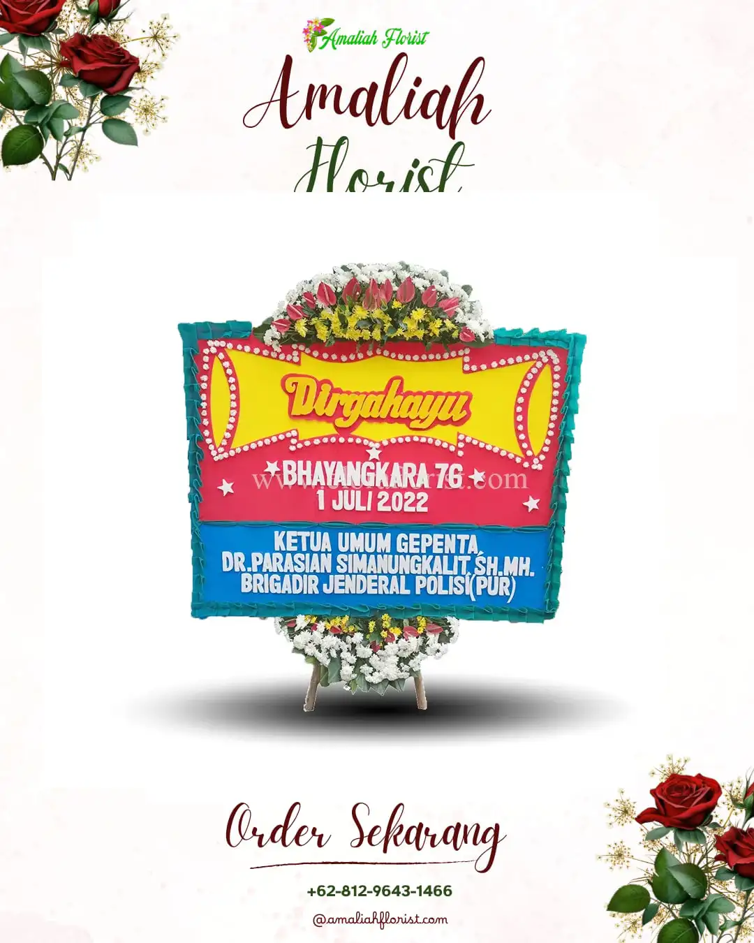 Papan Bunga HUT Ulang Tahun Toho